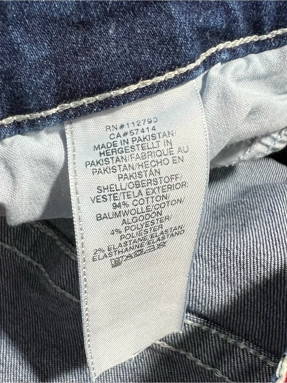 True Religion Ricky Relaxed Straight No Flap Blue White Jeans Mens Size 29